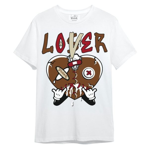 Archaeo Brown 5s Shirt, Loser Lover Drip Heart Unisex Shirt Matching Jordan Shirt Jezsport.com