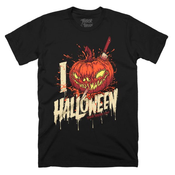 I Love Halloween T-Shirt Funny Halloween Shirt For Halloween Jezsport.com