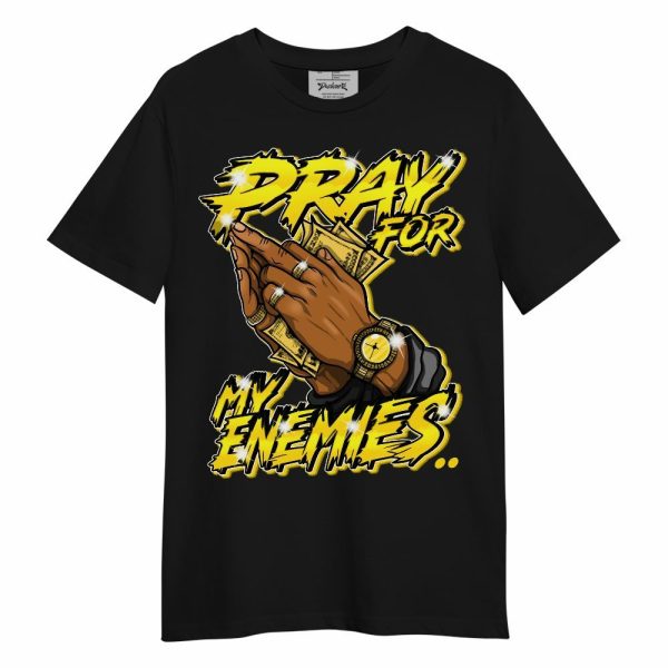 Retro Thunder 4s Shirt - Prayed For Enemies Graphic Unisex Shirt Matching Jordan Shirt Jezsport.com