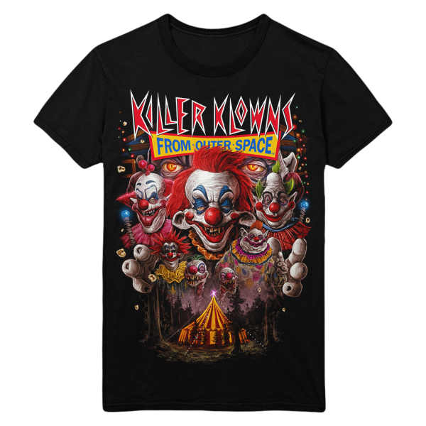 Killer Klowns from Outer Space Invasion T Shirt Funny Halloween Shirt For Halloween Jezsport.com