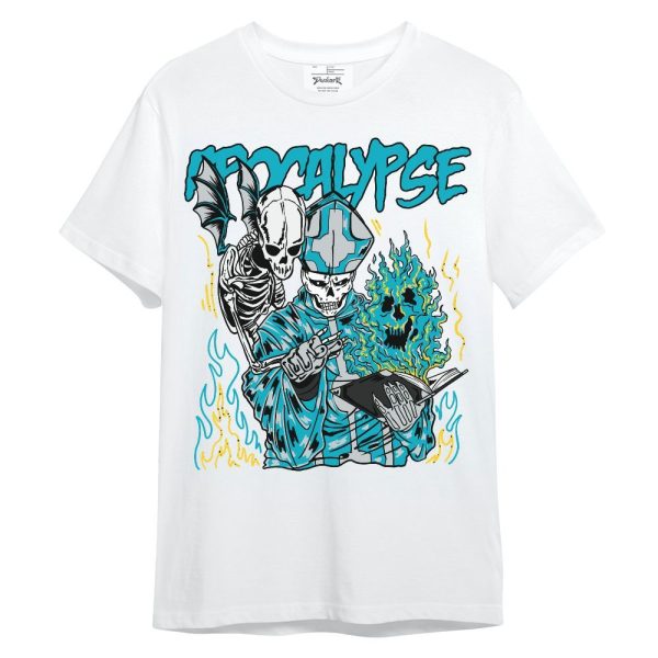 Retro Aqua 5s Shirt - Apocalypse Skeleton Unisex Shirt Jezsport.com