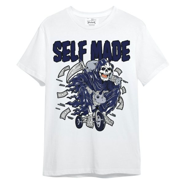 Midnight Navy 11s Shirt - Self Make Skeleton Unisex Shirt Matching Jordan Shirt Jezsport.com