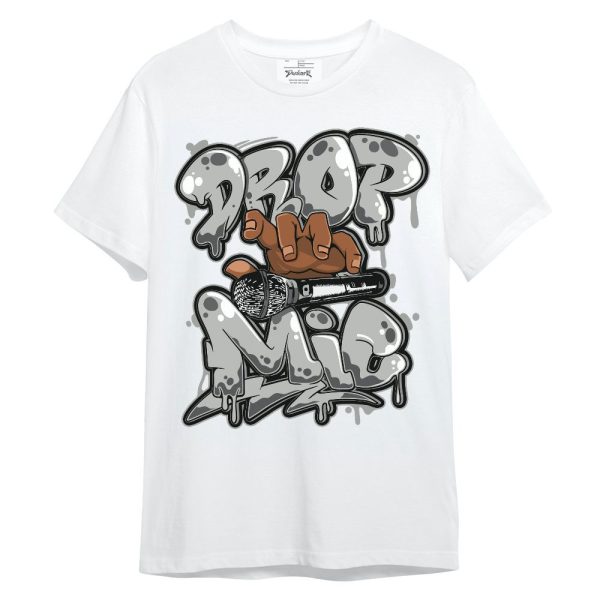 Paris Cement Grey 4s Shirt - Drop Mic Unisex Shirt Matching Jordan Shirt Jezsport.com