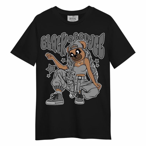 Black Wolf Grey 12s Shirt - Boujee Girls Bear Unisex Shirt Matching Jordan Shirt Jezsport.com