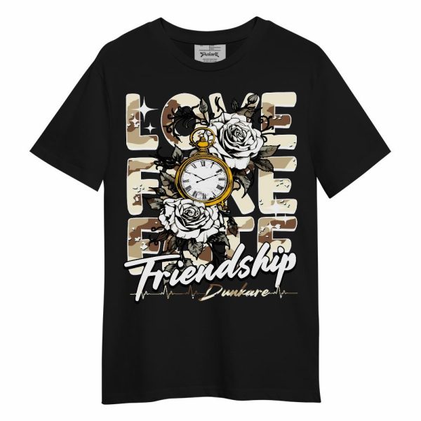 Desert Camo 3s Shirt, Love, Fake, Fate Friendship Unisex Shirt Matching Jordan Shirt Jezsport.com