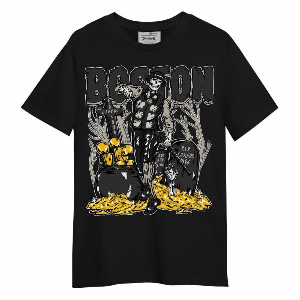 RM Light Bone 4s Shirt - Goldrush Skeleton Unisex Shirt Matching Jordan Shirt Jezsport.com