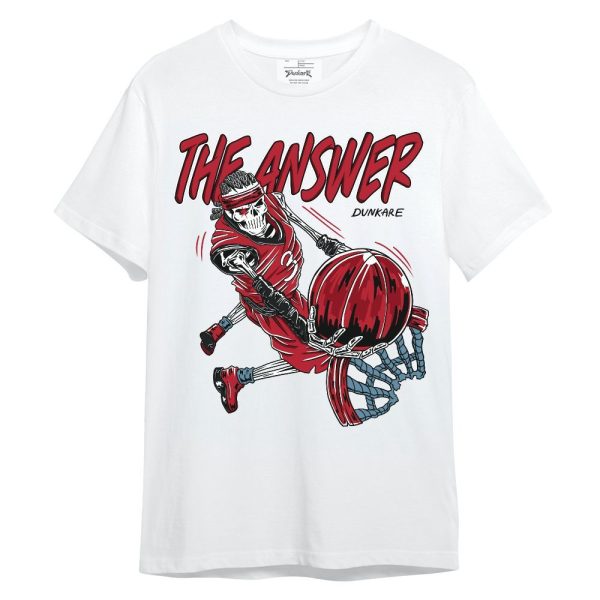 Retro Raging Bull 5s Shirt - The Answer Skeleton Unisex Shirt Jezsport.com