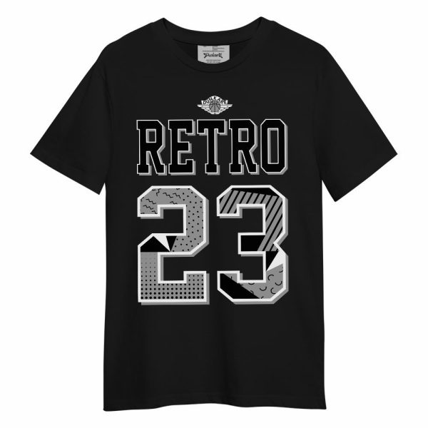 Black Wolf Grey 12s Shirt, Retro 23 G.O.A.T Unisex Shirt Matching Jordan Shirt Jezsport.com