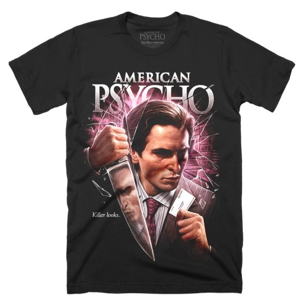 American Psycho Killer Looks T-Shirt Funny Halloween Shirt For Halloween Jezsport.com