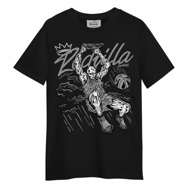 Black Wolf Grey 12s Shirt - The Worm Skeleton Shirt Unisex Outfit Unisex Shirt Matching Jordan Shirt Jezsport.com