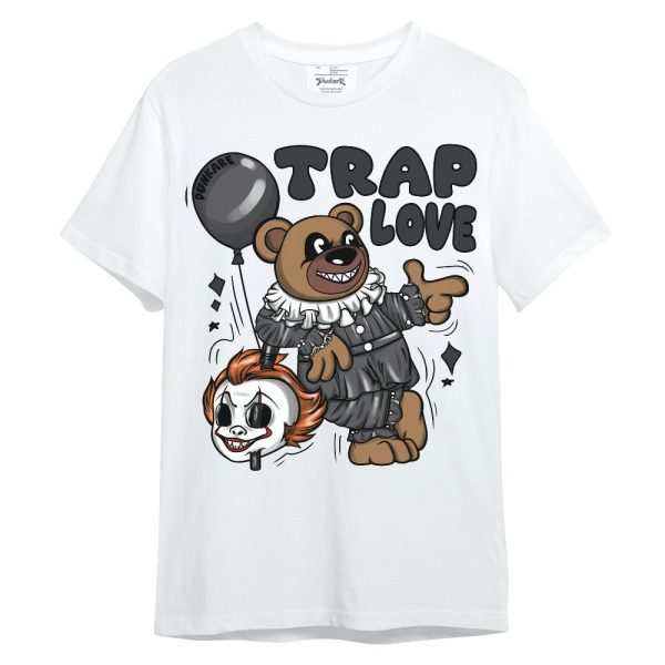 White Thunder 4s Shirt - Trap Loves Bear Unisex Shirt Matching Jordan Shirt Jezsport.com