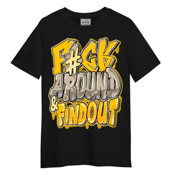 Vivid Sulfur 4s Shirt - F Around Find Out Graphic Shirt Unisex Matching Jordan Shirt Jezsport.com