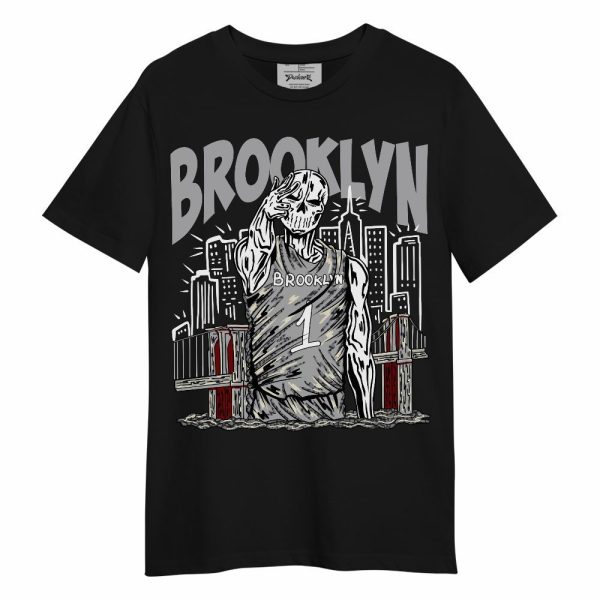 Cement Grey 3s Shirt - Brooklyn's Skeleton Unisex Shirt Matching Jordan Shirt Jezsport.com