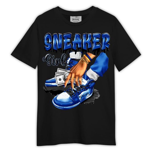 Low Space Royal 11s Shirt, SNEAKER Girl Money Drip Shirt Outfit Matching Jordan Shirt Jezsport.com