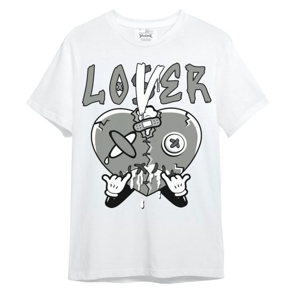 Paris Cement Grey 4s Shirt, Loser Lover Drip Heart Unisex Shirt Matching Jordan Shirt Jezsport.com