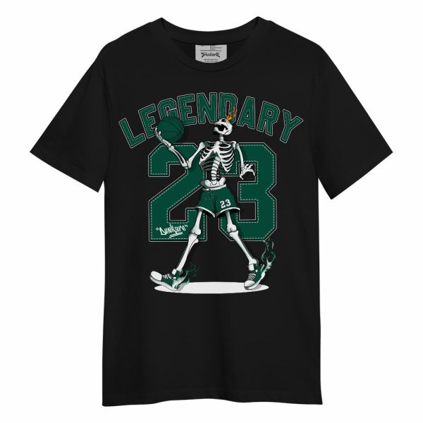 Oxidized Green 4s Shirt, 23 Skeleton G.O.A.T Unisex Shirt Matching Jordan Shirt Jezsport.com