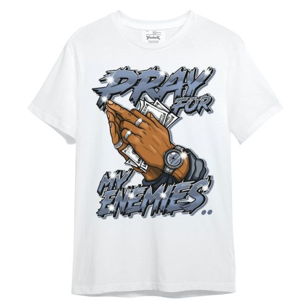 Low Diffused Blue 11s Shirt - Prayed For Enemies Graphic Unisex Shirt Matching Jordan Shirt Jezsport.com