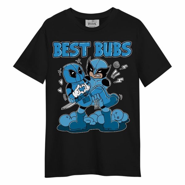 Powder Blue 9s Shirt - Bubs Cartoon Unisex Shirt Matching Jordan Shirt Jezsport.com