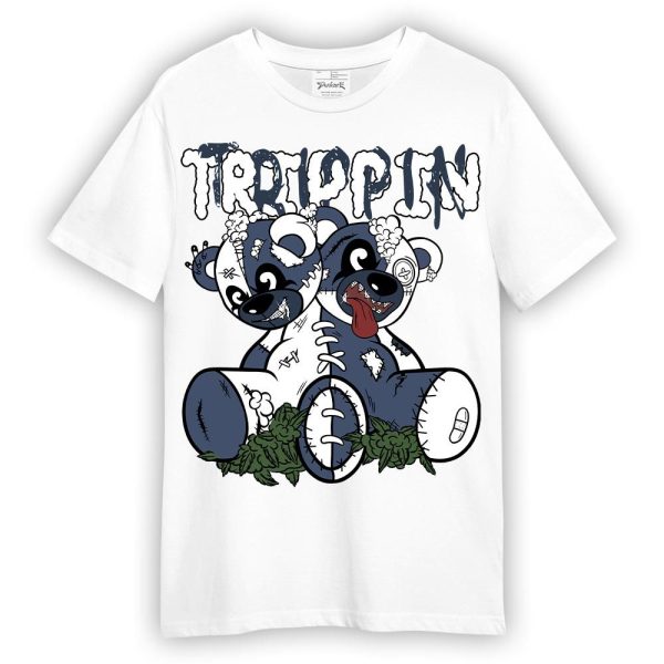 Low Diffused Blue 11s Shirt - Trippin Bear Shirt Unisex Jezsport.com