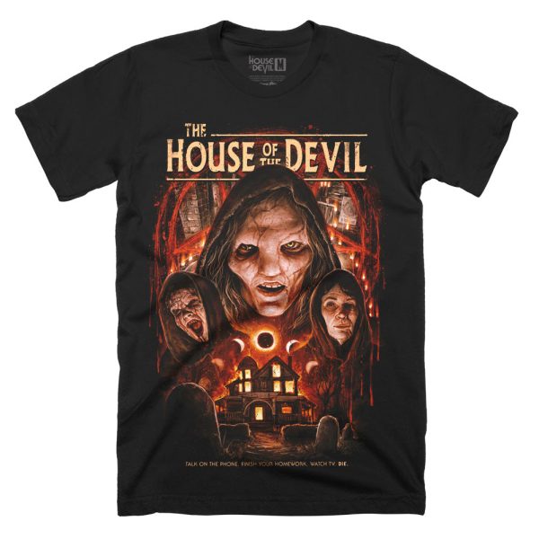 The House Of The Devil Lunar Eclipse T-Shirt Funny Halloween Shirt For Halloween Jezsport.com