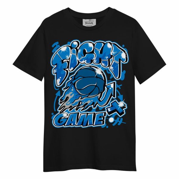 Industrial Blue 4s Shirt - Fighter Games Graphic Unisex Shirt Matching Jordan Shirt Jezsport.com