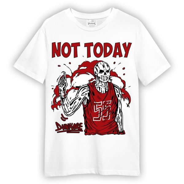 Red Taxi 12s Shirt - Not Today Skeleton Shirt Unisex Matching Jordan Shirt Jezsport.com