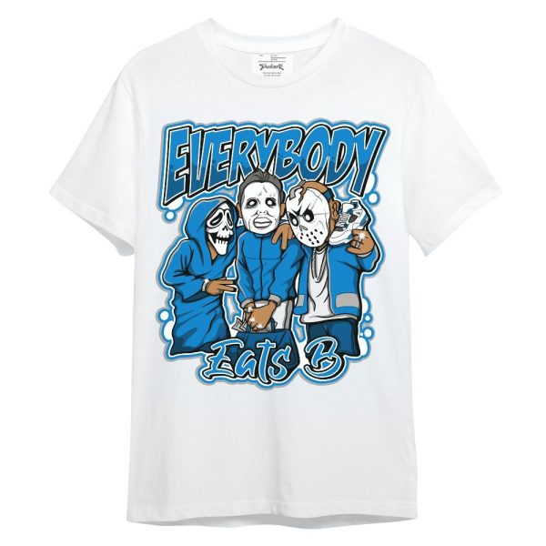 Industrial Blue 4s Shirt - Everybody Eatin Bro Graphic Unisex Shirt Matching Jordan Shirt Jezsport.com