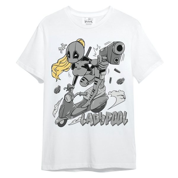 Black Wolf Grey 12s Shirt - Lady Pool Cartoon Unisex Shirt Matching Jordan Shirt Jezsport.com