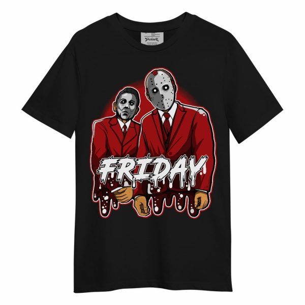 Red Taxi 12s Shirt Friday Halloween Graphic Unisex Shirt Jezsport.com