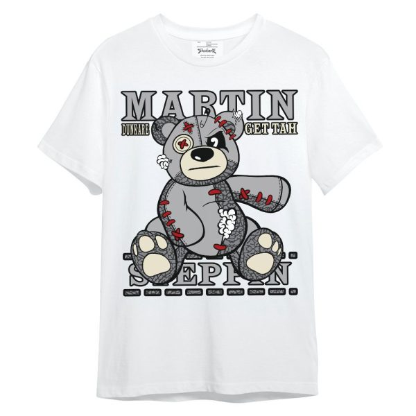 Cement Grey 3s Shirt - Tah Steppin Bear Unisex Shirt Matching Jordan Shirt Jezsport.com