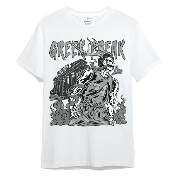 Black Wolf Grey 12s Shirt - Greek Freaks Skeleton Shirt Unisex Outfit Unisex Shirt Matching Jordan Shirt Jezsport.com