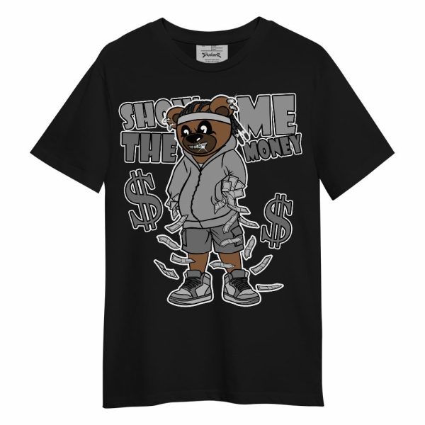 Black Wolf Grey 12s Shirt - Show Me Bear Unisex Shirt Matching Jordan Shirt Jezsport.com