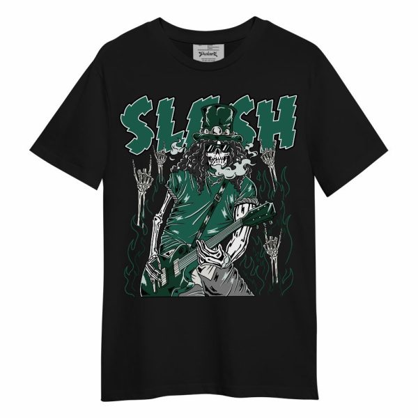 Oxidized Green 4s Shirt - Slash Skeleton Unisex Shirt Matching Jordan Shirt Jezsport.com