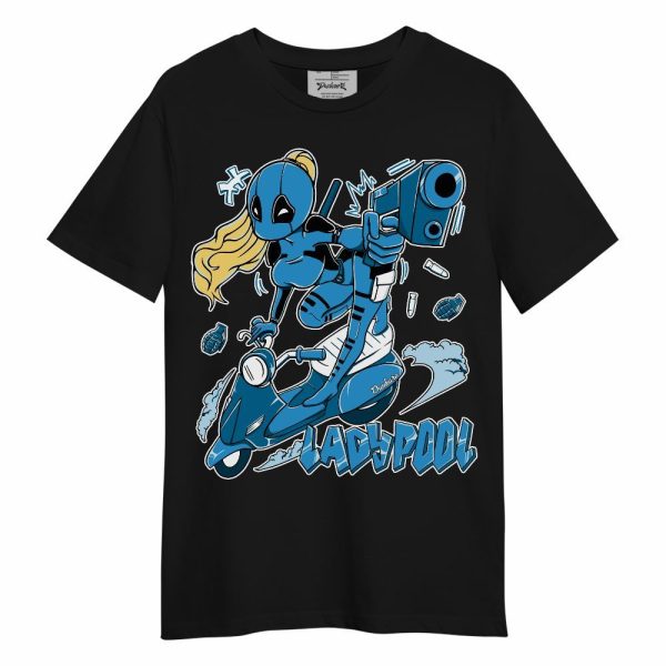 Powder Blue 9s Shirt - Lady Pool Cartoon Unisex Shirt Matching Jordan Shirt Jezsport.com