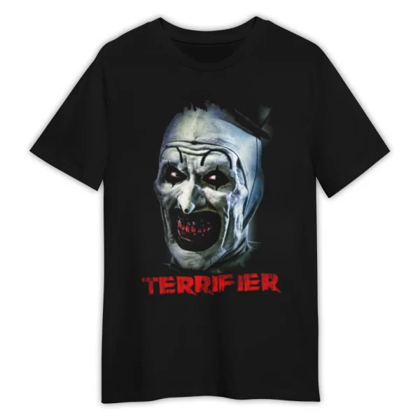 Terrifier Shirt, Horror Movie Terrifier Halloween T-shirt, Horror Movie Terrifier Tee, Scary Movie Terrifier Halloween Shirt Jezsport.com