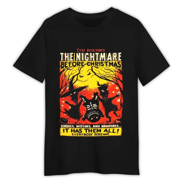 The Nightmare Before Christmas Jack Trio Poster Shirt, Funny Christmas Shirt, Ugly Christmas Party Shirt, Family Christmas Shirt Jezsport.com