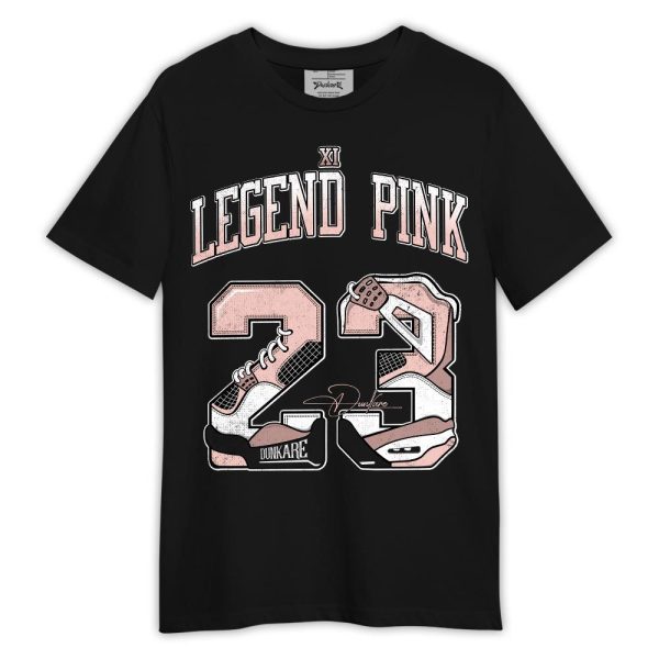 Low Legend Pink 11s Shirt, Number 23 4s Shirt Outfit Matching Jordan Shirt Jezsport.com