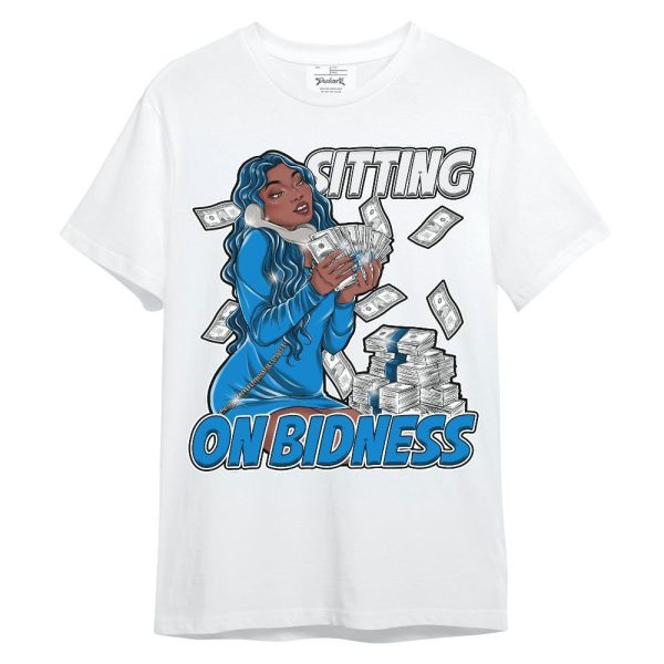 Industrial Blue 4s Shirt - Bidness Unique Unisex Shirt Matching Jordan Shirt Jezsport.com