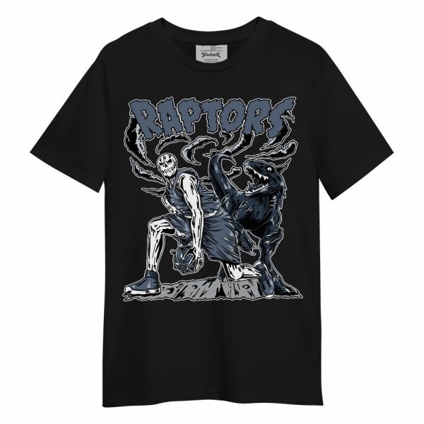 Low Diffused Blue 11s Shirt - Raptors Skeleton Unisex Shirt Matching Jordan Shirt Jezsport.com