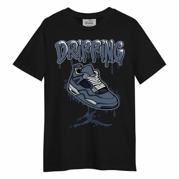 Low Diffused Blue 11s Shirt - Dripping Shoe 4S Graphic Unisex Shirt Matching Jordan Shirt Jezsport.com