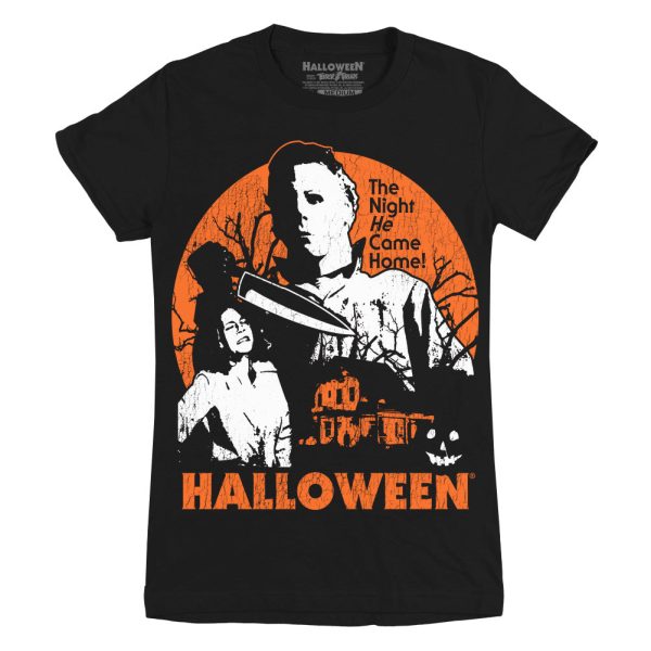 Halloween Night Watch Ladies T-Shirt Funny Halloween Shirt For Halloween Jezsport.com