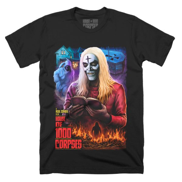 House Of 1000 Corpses No Funny Books T-Shirt Funny Halloween Shirt For Halloween Jezsport.com