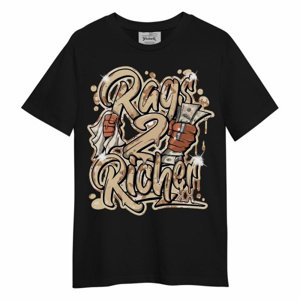 Desert Camo 3s Shirt - Rag 2 Rich Graphic Unisex Shirt Matching Jordan Shirt Jezsport.com