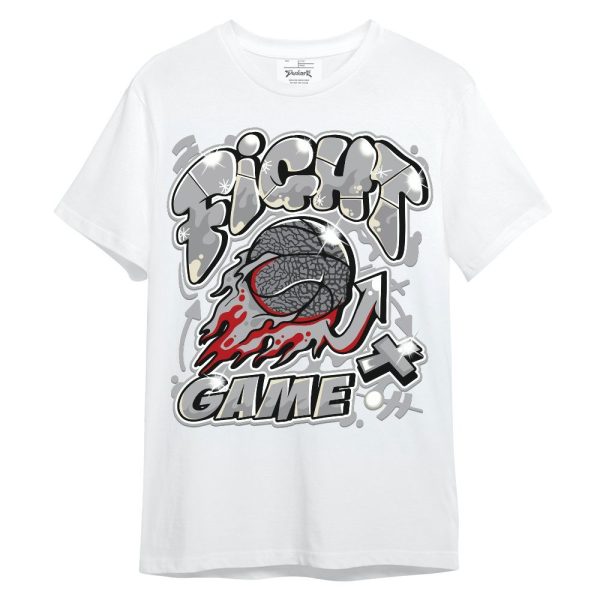 Cement Grey 3s Shirt - Fighter Games Graphic Unisex Shirt Matching Jordan Shirt Jezsport.com