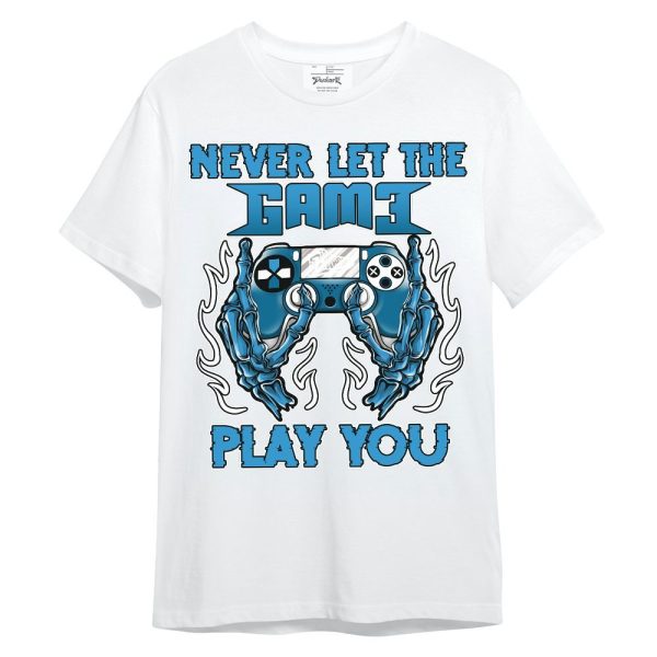 Powder Blue 9s Shirt - PlayGame Skull Unisex Shirt Matching Jordan Shirt Jezsport.com