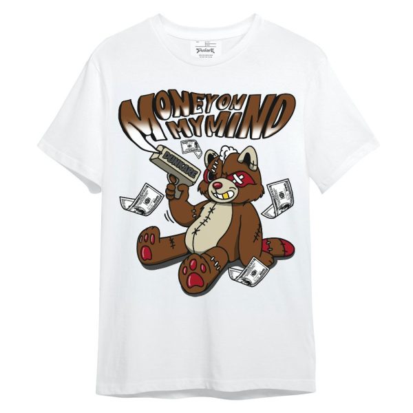 Archaeo Brown 5s Shirt - Money On My Mind Raccoon Shirt Unisex Outfit Unisex Shirt Matching Jordan Shirt Jezsport.com