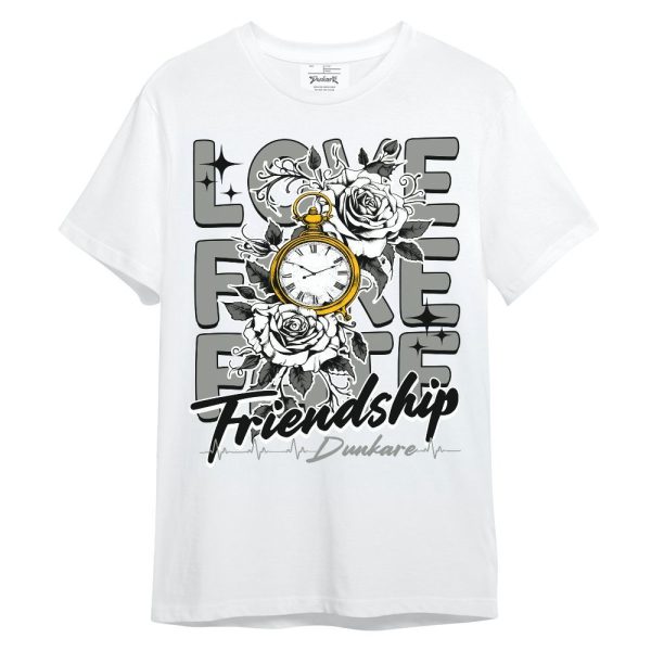 Paris Cement Grey 4s Shirt, Love, Fake, Fate Friendship Unisex Shirt Matching Jordan Shirt Jezsport.com