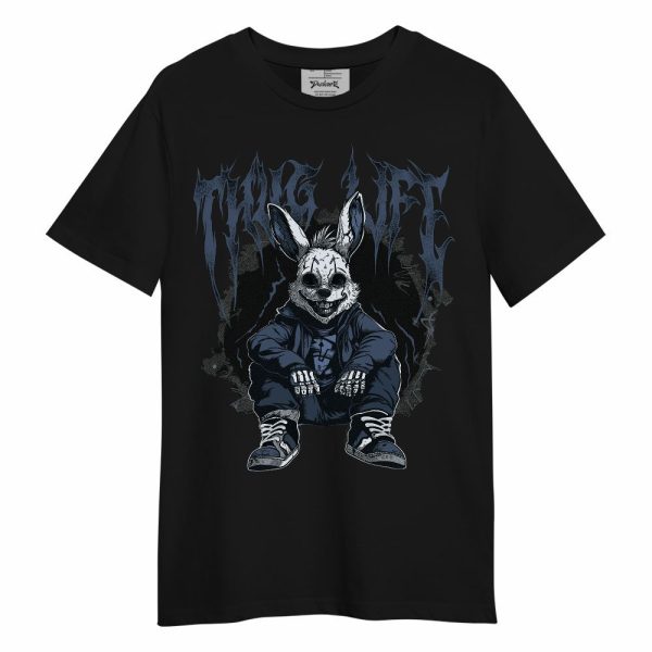 Low Diffused Blue 11s Shirt, Thug Life Bunny Unisex Shirt Matching Jordan Shirt Jezsport.com