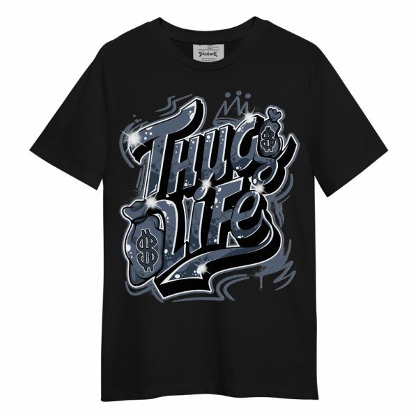 Low Diffused Blue 11s Shirt - Free Thug Living Graphic Unisex Shirt Matching Jordan Shirt Jezsport.com