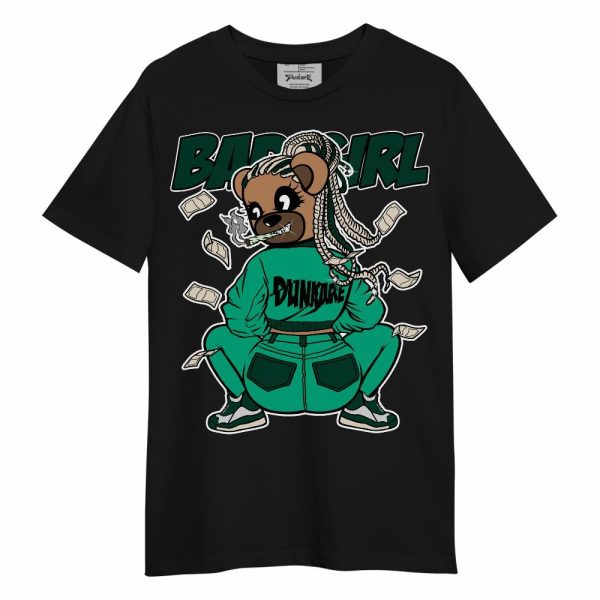 Oxidized Green 4s Shirt - Rebellious Girl Bear Unisex Shirt Matching Jordan Shirt Jezsport.com